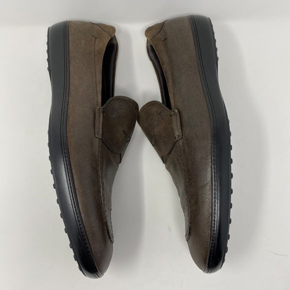 NEW tod's leather slip on loafers - Picture 4 of 7